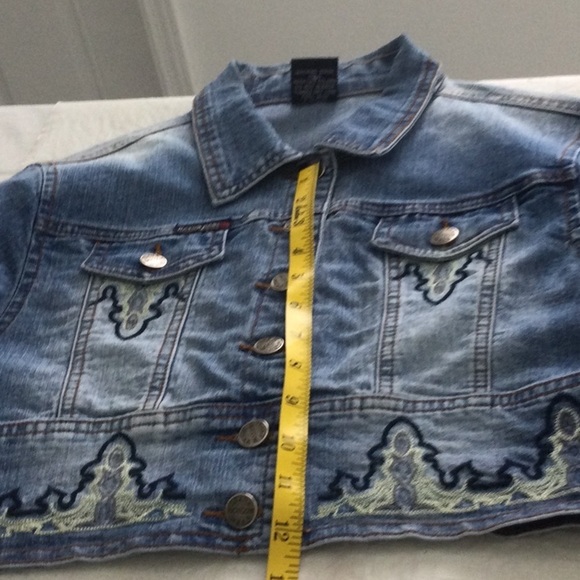 Girls Richcow Jean Company Jacket size XL very nice style #314 - Picture 6 of 10